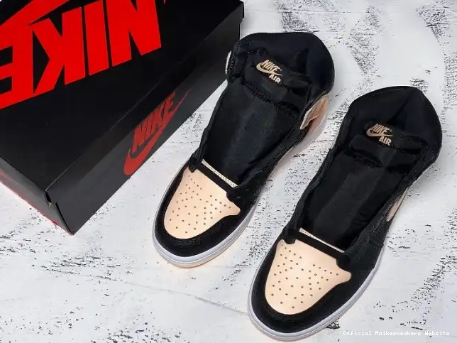 Official Maikesneakers Jordan Retro High Black Air 555088-081 Crimson Tint 1 0625